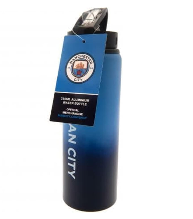 Manchester City FC Aluminium Sports Water Drinks Bottle
